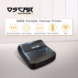 OSCAR POS88MW Black Portable Printer USB+WIFI