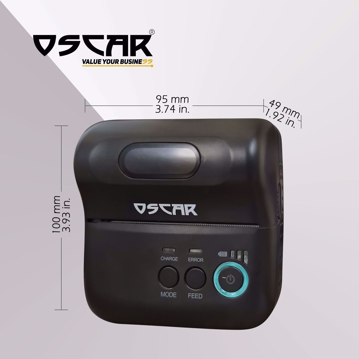 OSCAR POS88MW Black Portable Printer USB+WIFI