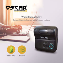 OSCAR POS88MW Black Portable Printer USB+WIFI