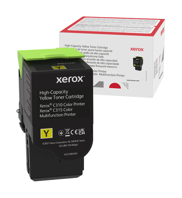 Xerox Toner Yellow STD C310/C315 Print yield (2,000)