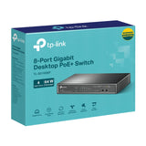 TP-Link TL-SG1008P 8-Port Gigabit Desktop Switch with 4-Port PoE+