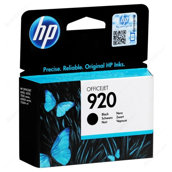 حبر أصلي أسود من HP 920/CD971AE