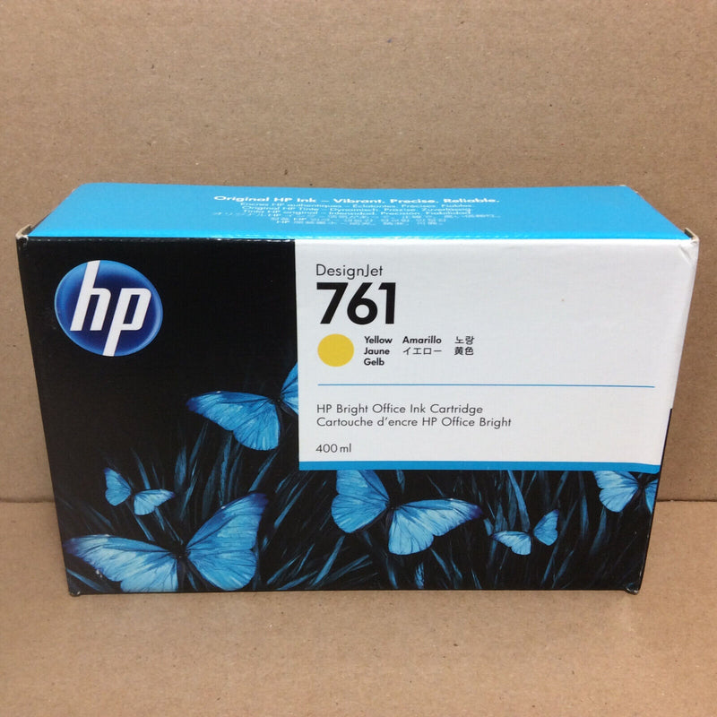 HP Plotter Ink Original Yellow 400ML 761 / CM992A / T7100