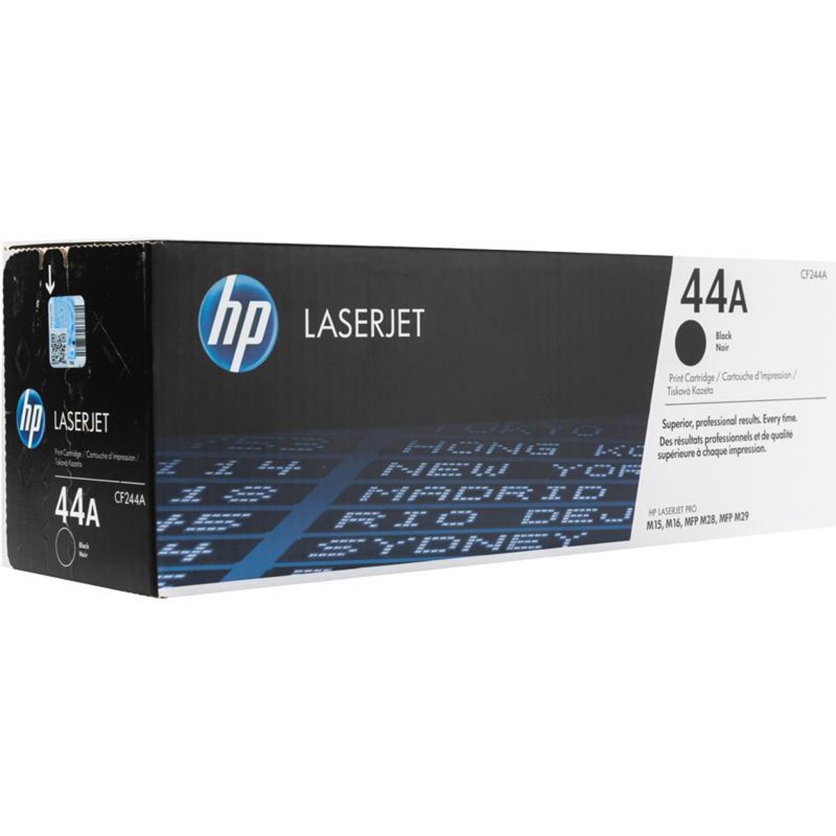 حبر HP الأصلي باللون الأسود 44A/CF244A لطابعات M15/M16/M18