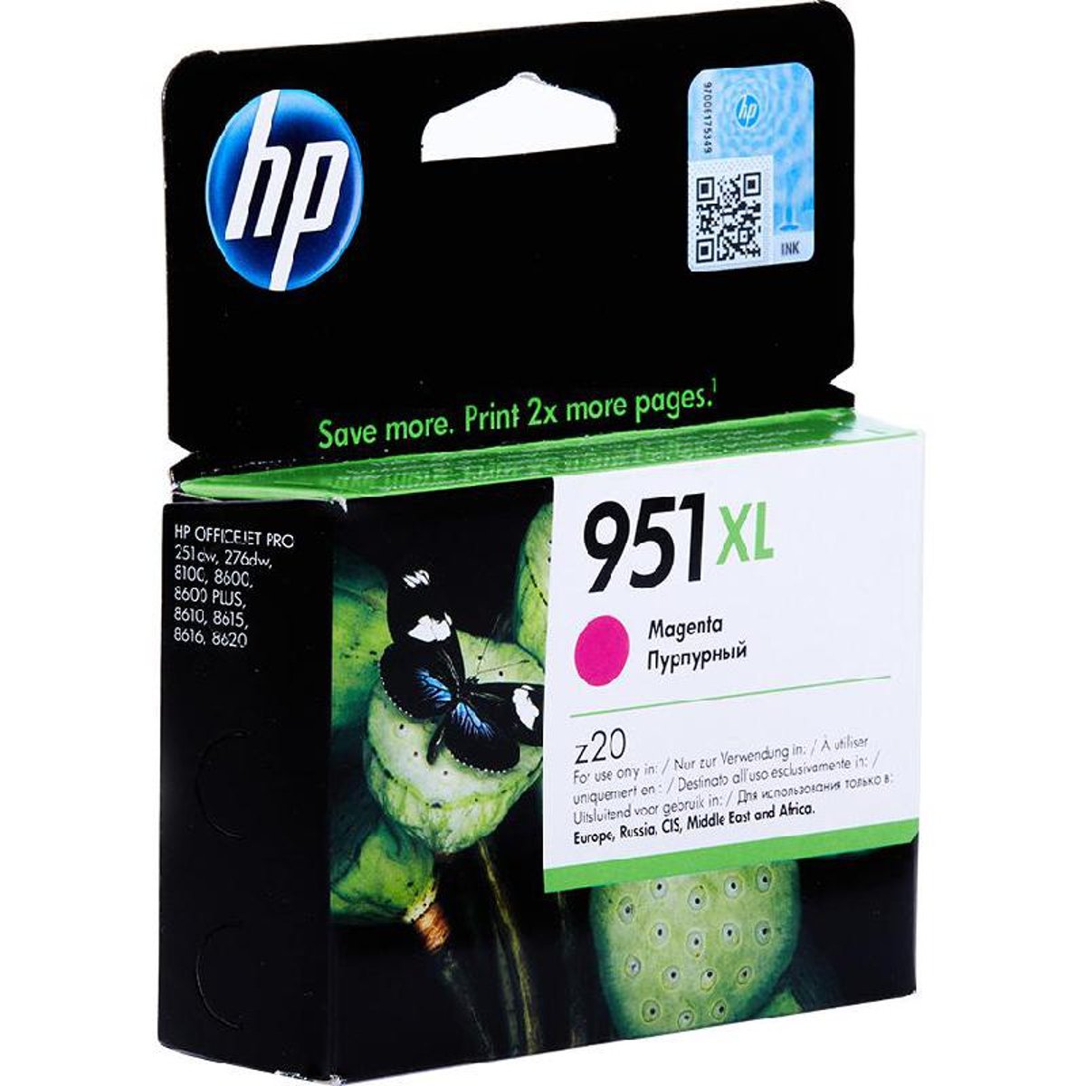 حبر أصلي من HP أرجواني 951XL/CN047AE 8610/8620