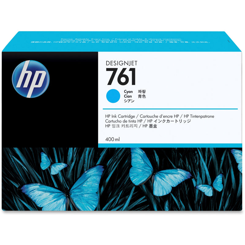 HP Plotter Ink Original Cyan 400ML 761 / CM994A / T7100