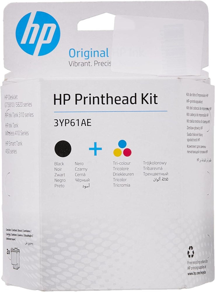 HP Printhead Black +Color 3YP61AE GT-TANK-