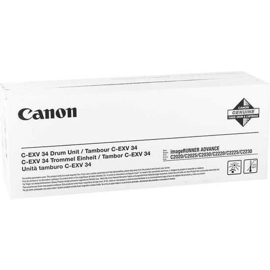 Canon Drum Unit Original Black GPR-36/C-EXV-34 IRC-2020/2025/C2220/C2225/C2230