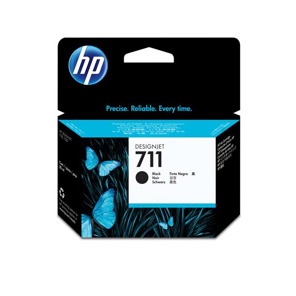 حبر HP الأصلي باللون الأسود 711/CZ133A T520 سعة 80 مل