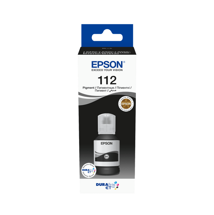 Epson Original Ink Black 112 C13T06C14A L6550/L6580/L6570/L6490/L15160/L15150/L11160/M15140 /