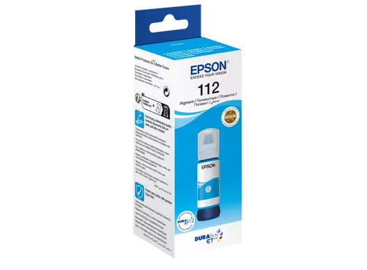 Epson Original Ink 112 Cyan C13T06C24A L6550/L6580/L6570/L6490/L15160/L15150/L11160/M15140 /