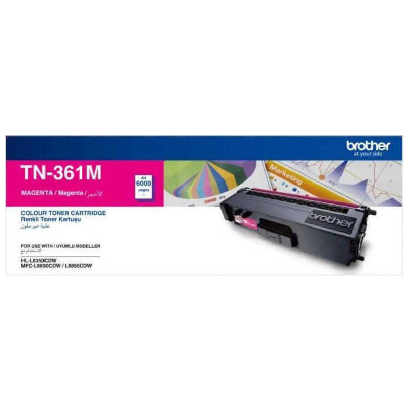 Brother Toner Original Magenta TN-361 HL-L8350CDW/MFC-L8600CDW/MFC-L8850CDW