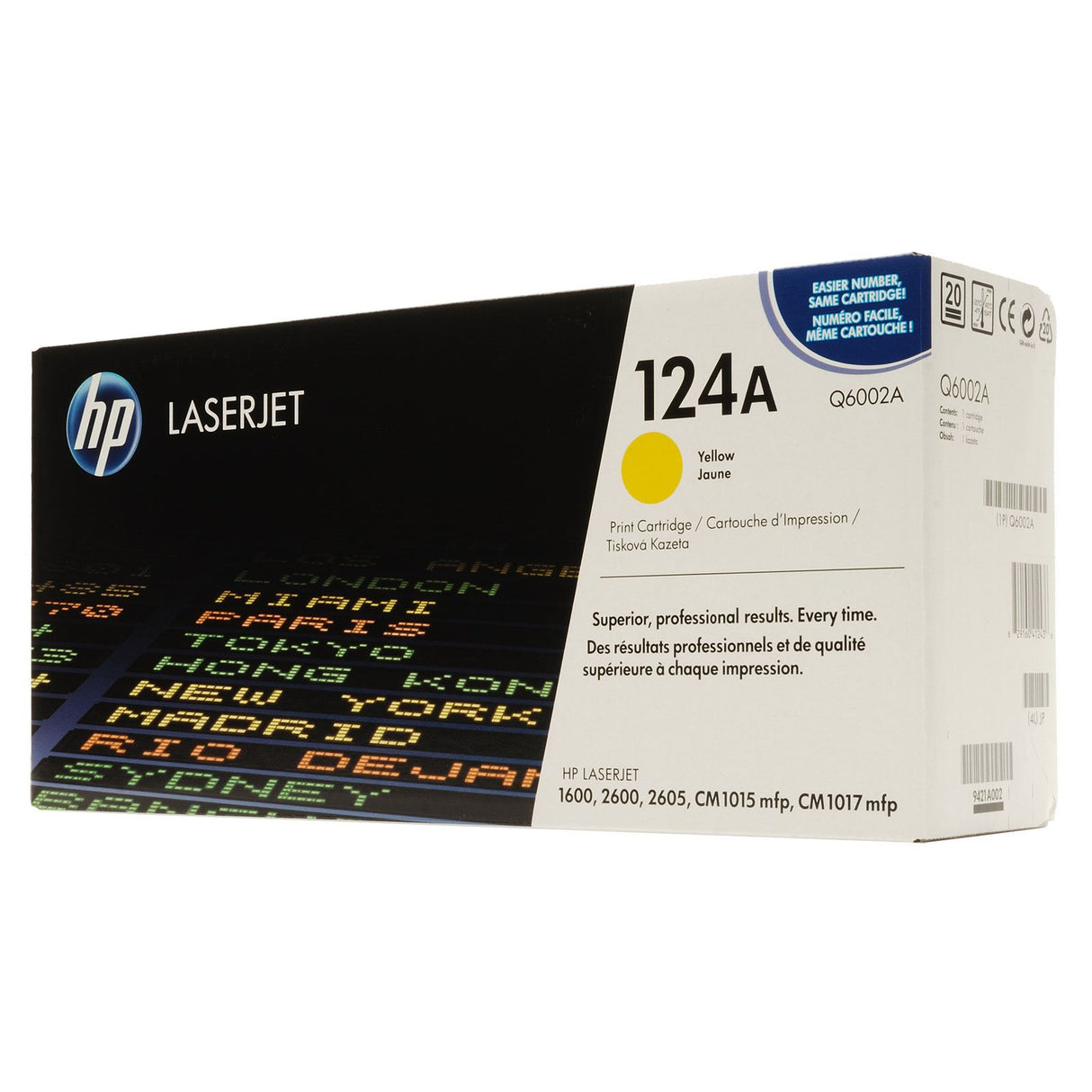 HP TONER ORIGINAL YELLOW Q6002A