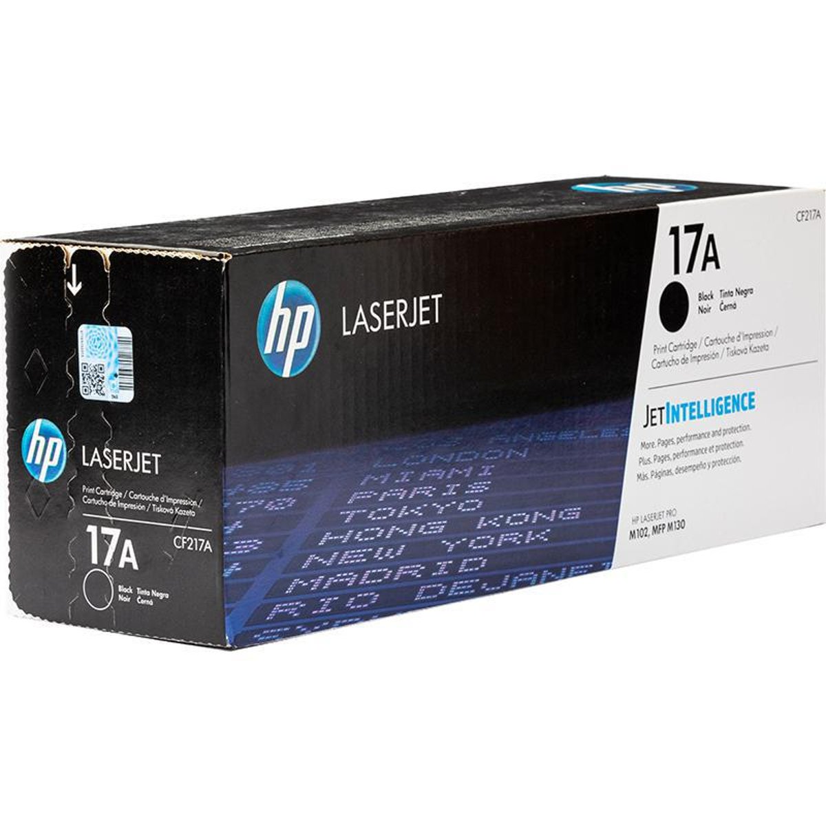 حبر HP الأصلي باللون الأسود 17A/CF217A لطابعات M102/M130