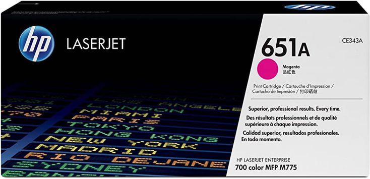 HP Toner Original Magenta 651A / CE343A 700/M775