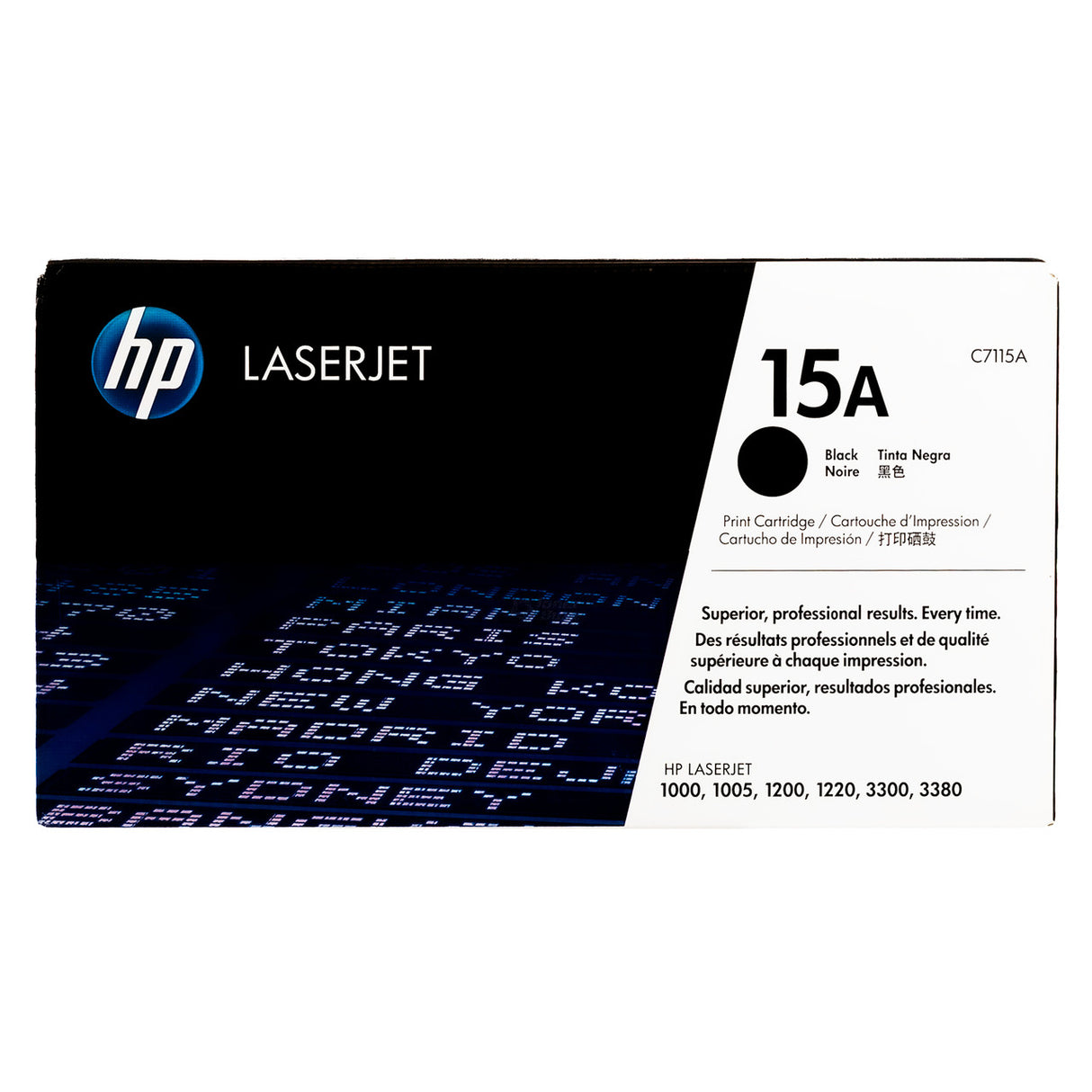 حبر HP الأصلي باللون الأسود 15A/7115A LJ-1200