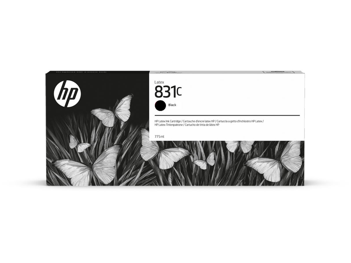 حبر HP الأصلي باللون الأسود 831C/CZ694A LATEX INK