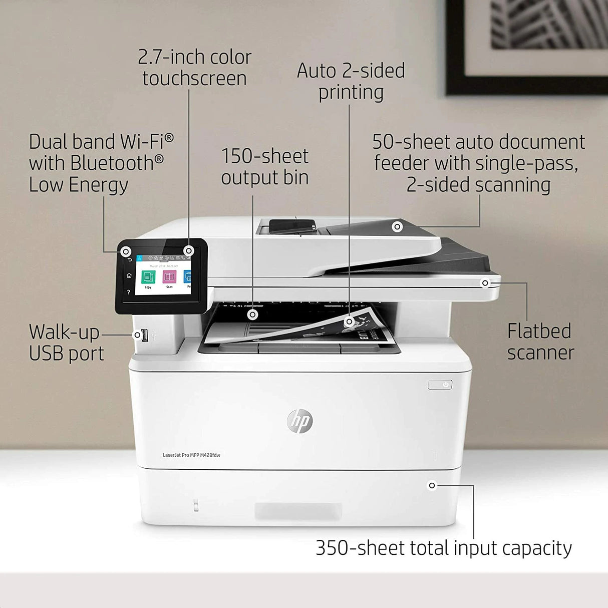 HP Printer LaserJet Pro MFP M428fdw (W1A30A) CF259A