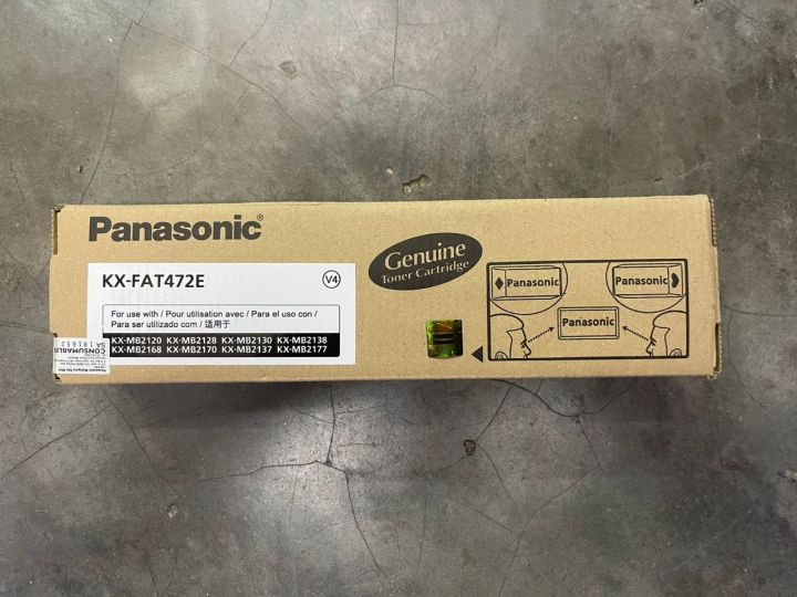 Panasonic Toner Original Black KX-FAT472E MB2120/MB218/MB2130/MB2137/2138/MB2158/MB2170/MB2177