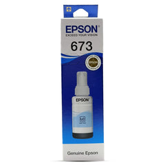 Epson Ink Original Cyan T673 L800/l805l810/l850/l1800 / C13T67324A