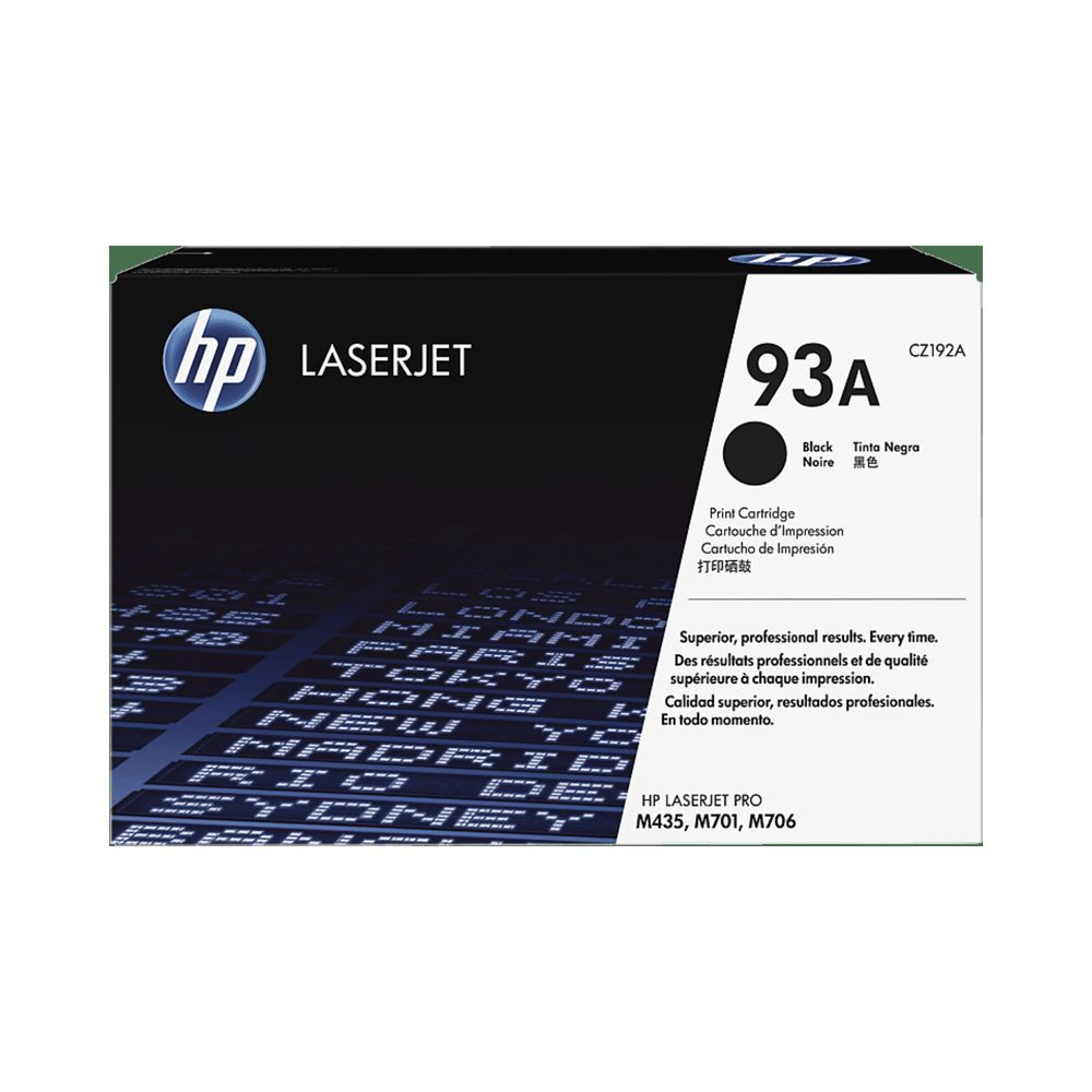 حبر ليزر أصلي من HP 93A/CZ192A أسود لطابعات M435/M701/M706