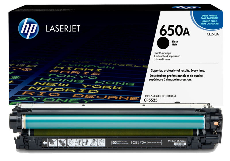 HP Toner Original Black 650AH/CE270AH