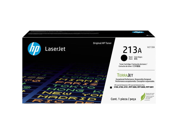 HP Toner Original 213A/W2130A Black 3,500 pages LaserJet Enterprise 5700/ 6700/ 6701 MFP 5800/6800/6801