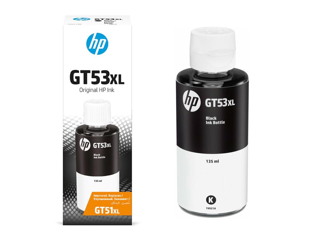 حبر HP الأصلي باللون الأسود GT53XL/1VV21AE سعة 135 مل