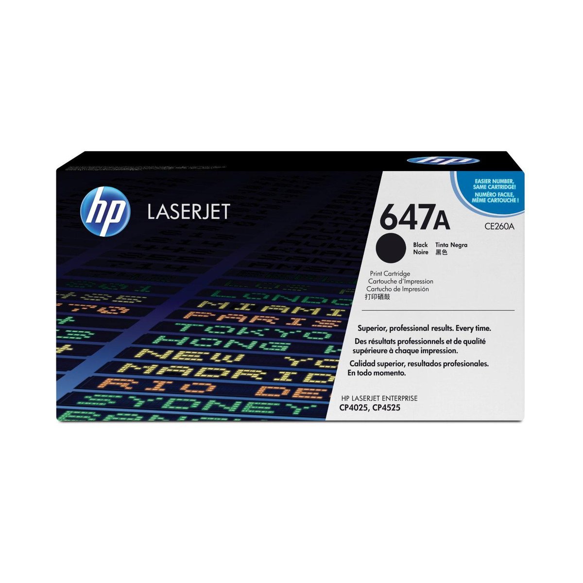 HP Toner Original Black 647A/CE260A CP4025