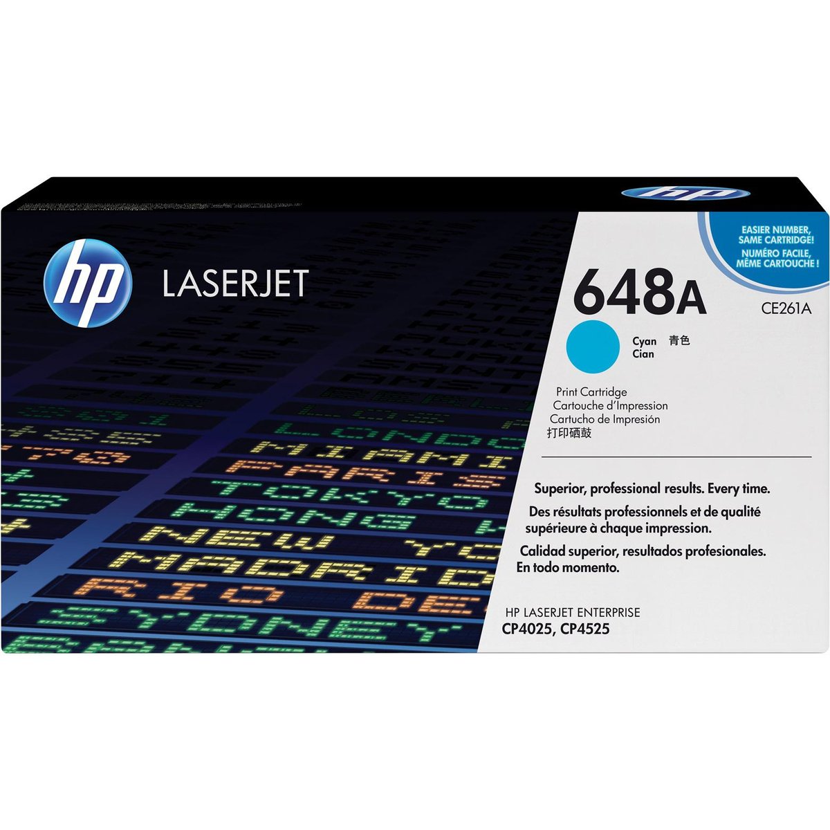 HP Toner Original Cyan 648A/CE261A CP4025