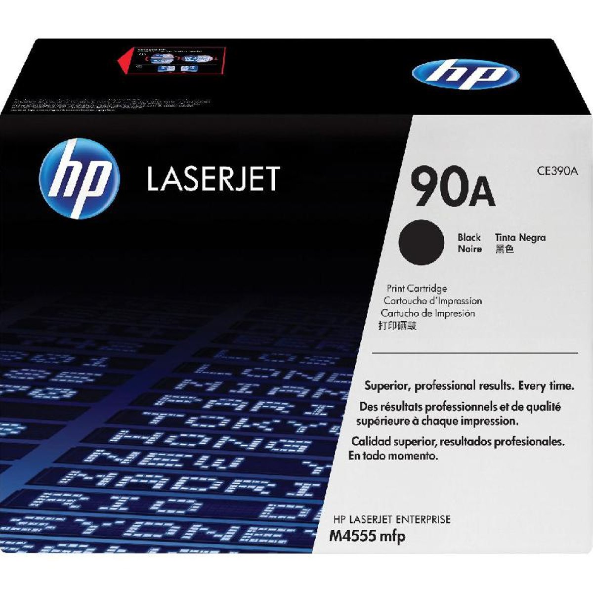 HP Toner Original Black 90A/CE390A 600/601/602/M603