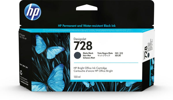 HP Ink Original Matte Black 728/3WX25A PLOTTER/T730/T830 130ML