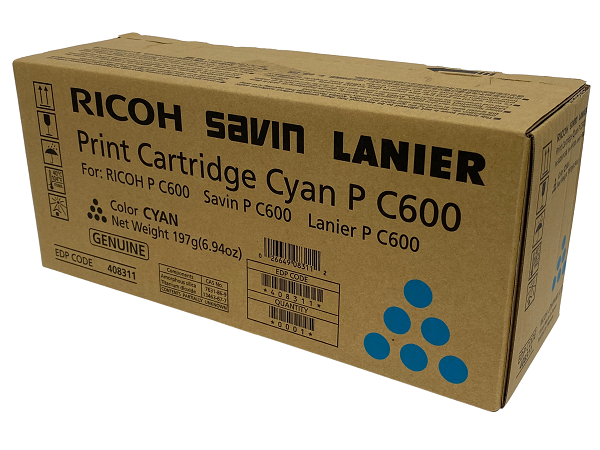 Ricoh Toner Cyan P C600 408311