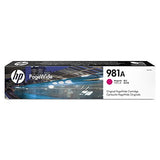 HP Ink Original Magenta 981A/J3M69A PAGEWIDE ENTERPRISE 556/5