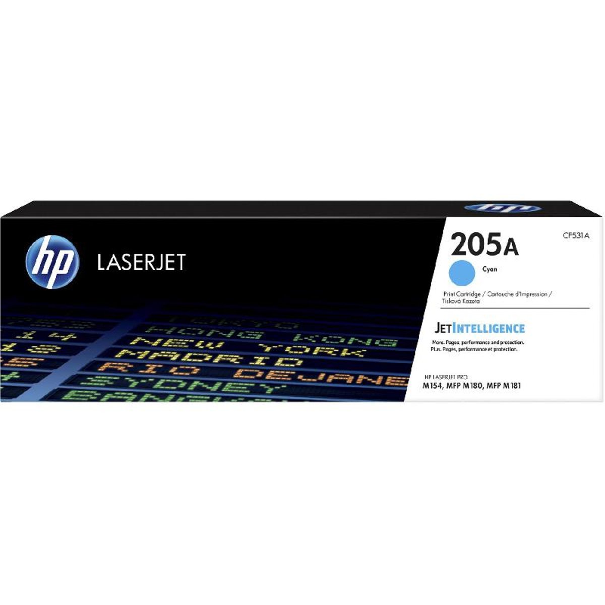 HP Toner Original 205A/CF531A Cyan MFP-M180/181