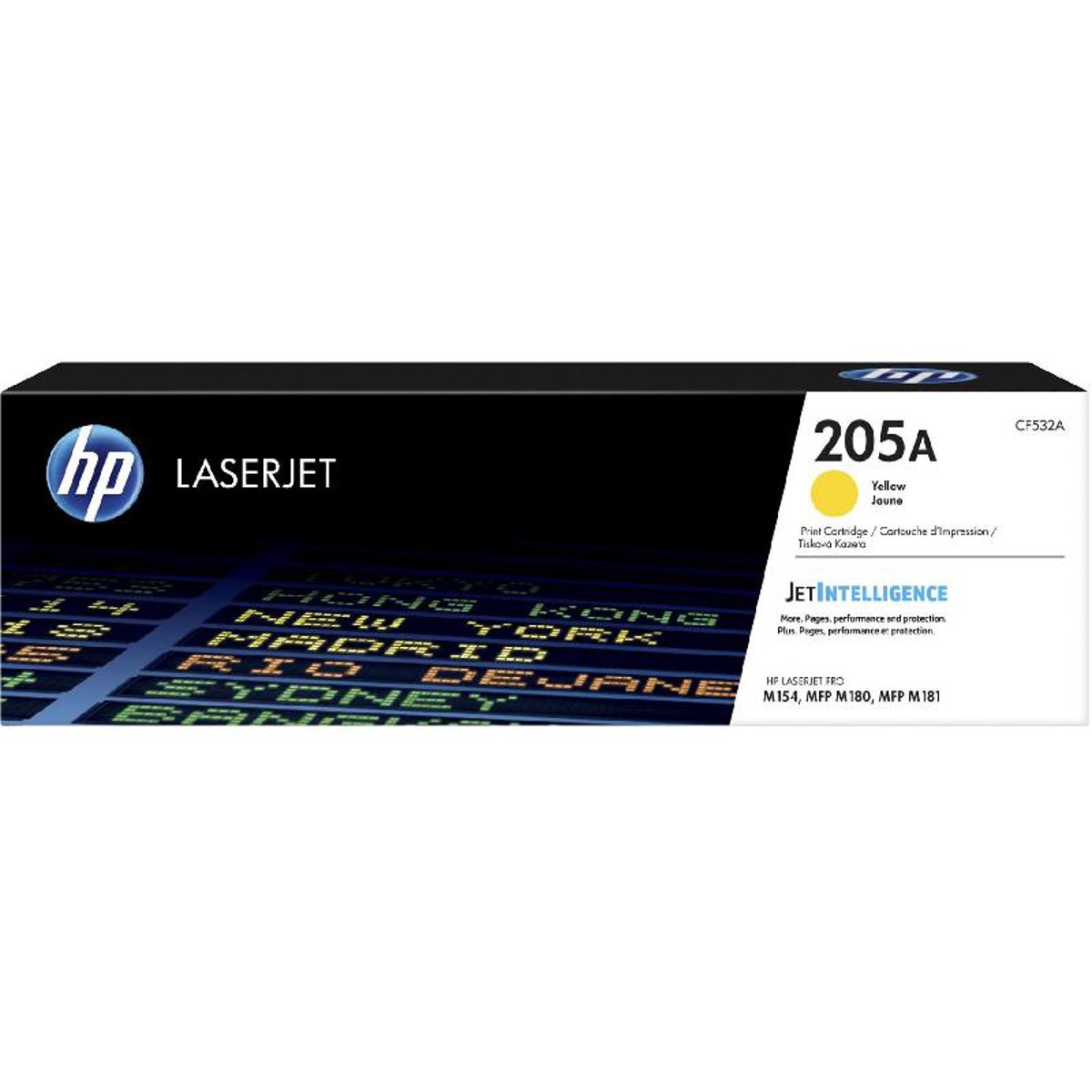 حبر HP الأصلي 205A/CF532A أصفر للطابعات متعددة الوظائف M180/181