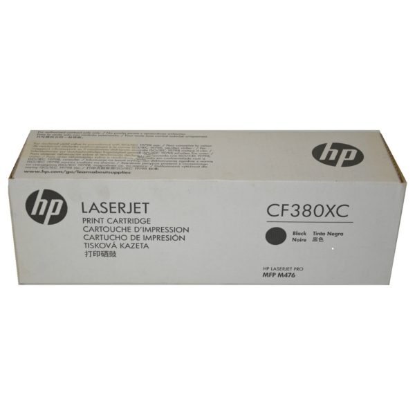 حبر HP الأصلي باللون الأسود 312AC/CF380XC في صندوق أبيض