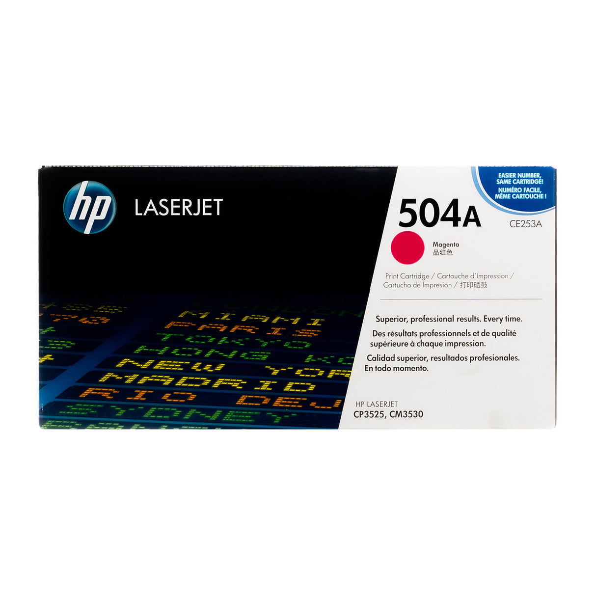 HP Toner Original Magenta 504A/CE253A CP3525/CM3530