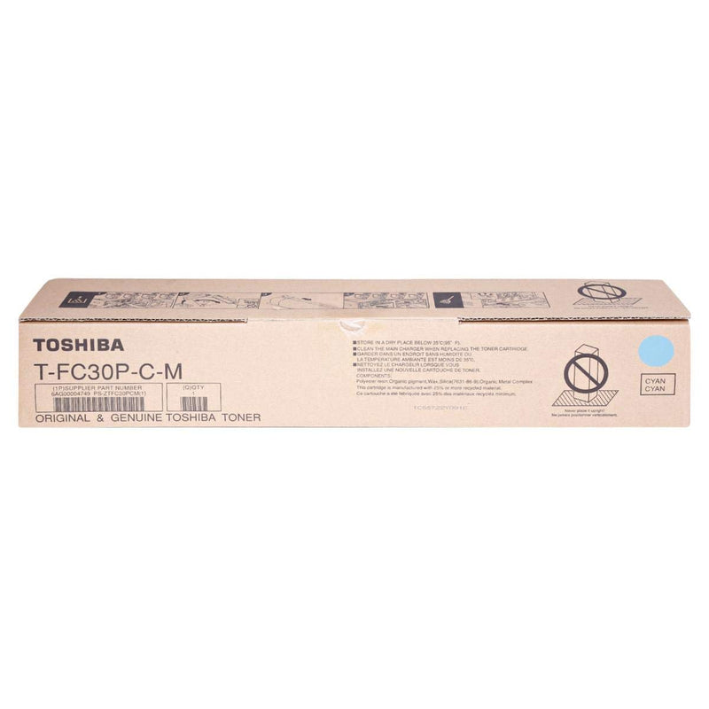 Toshiba Toner Original Cyan T-FC30P-M 2050C/2051C/2550C/2551C