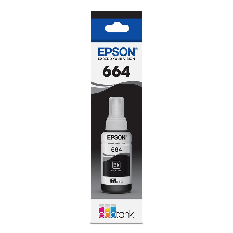 EPSON INK ORIGINAL BLACK T-6641 L100/L110/L120/L130/L132/L200/L210/L1455/L3050/L3060/L3070