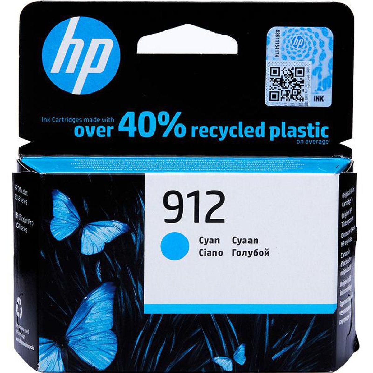 خرطوشة حبر أصلية HP Ink Cyan 912/3YL77AE