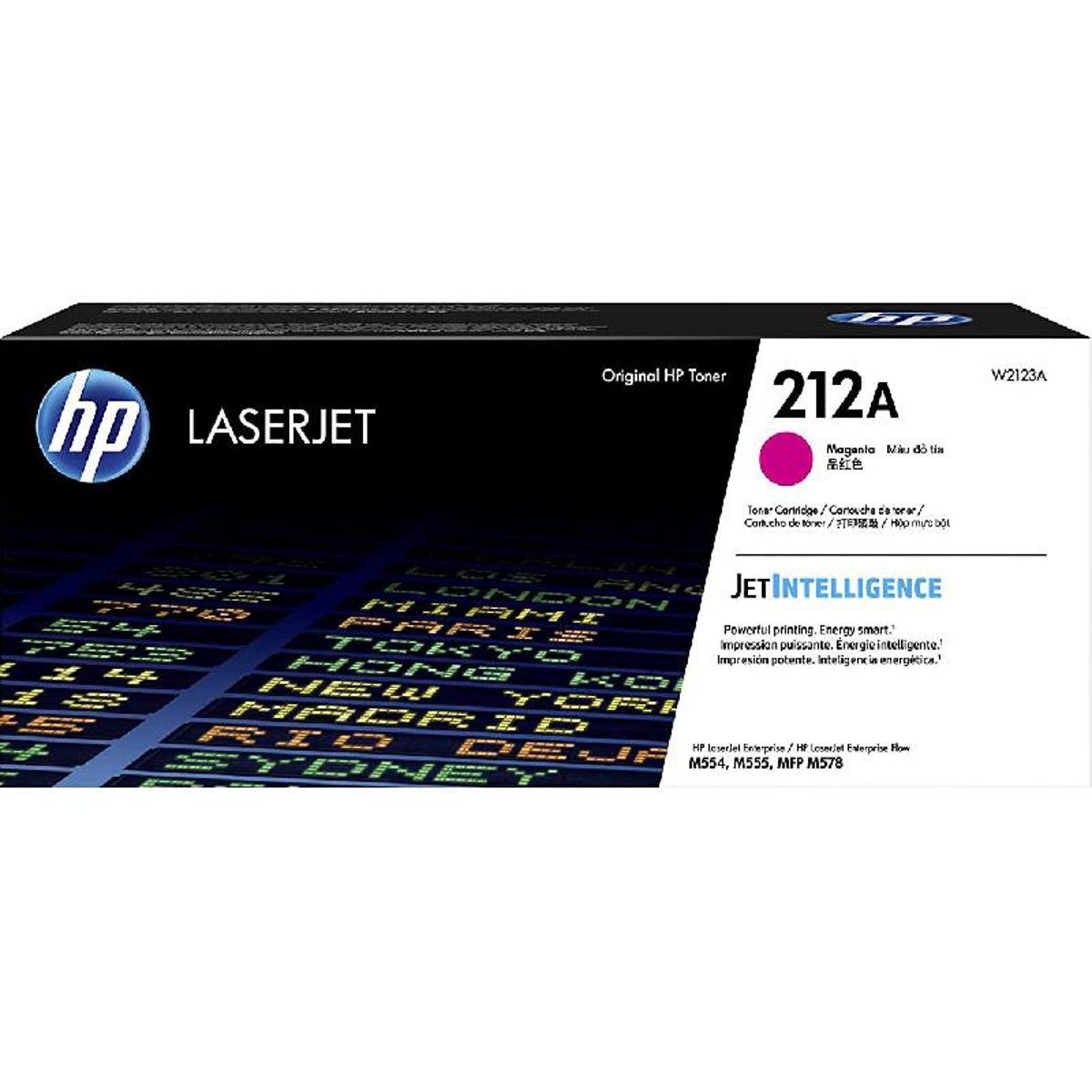 HP Toner Original Magenta 212A/W2123A M554/M555/M578