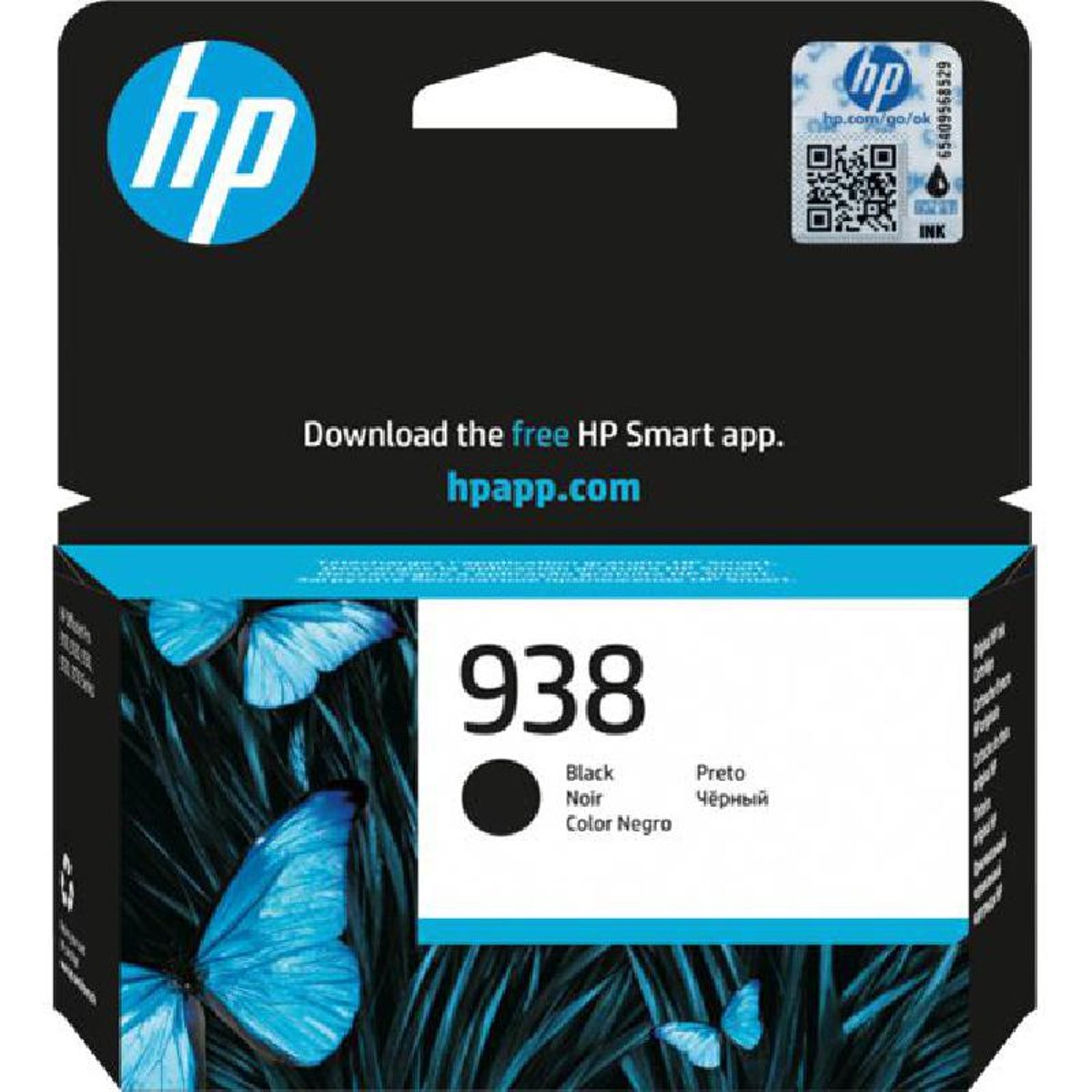 HP Ink Original 938/4S6X8PE Black Cartridge