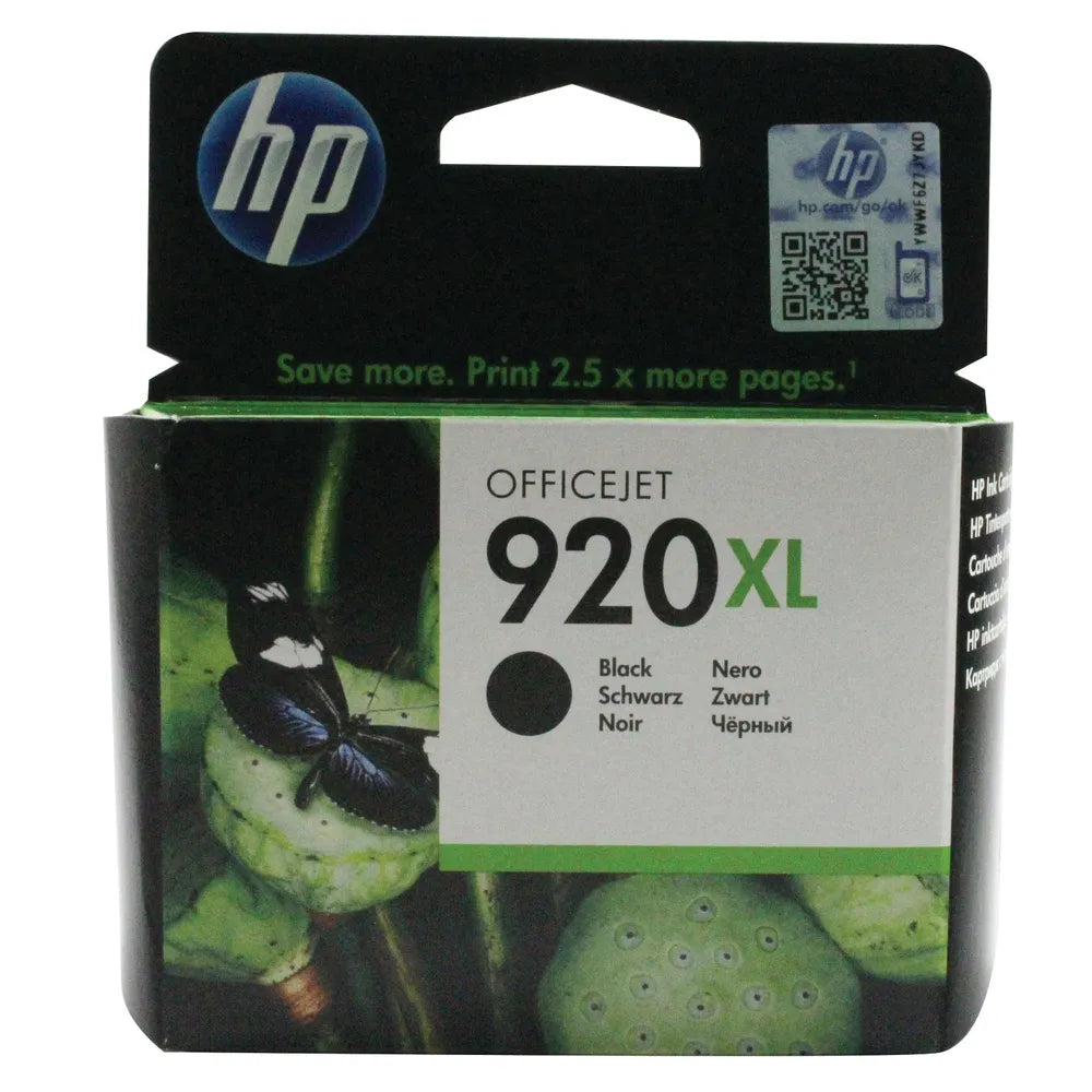 حبر أصلي أسود من HP 920XL/CD975AE