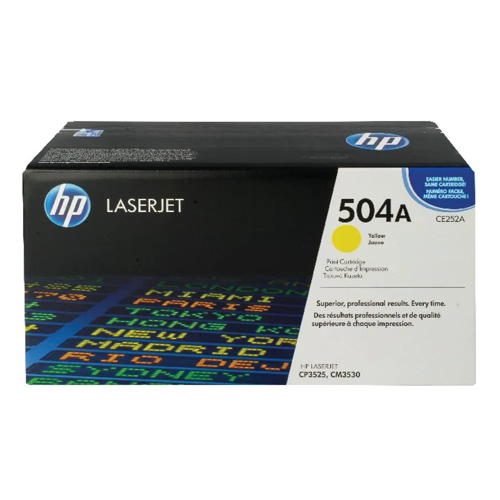 HP Toner Original Yellow 504A/CE252A CP3525/CM3530