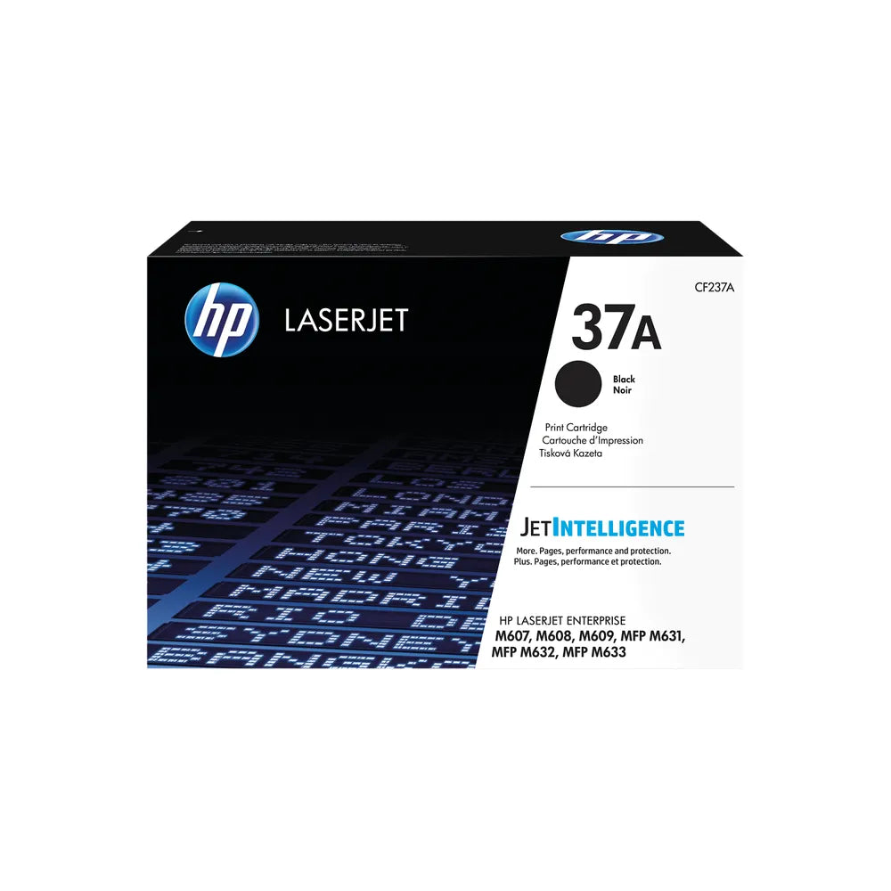 حبر HP الأصلي باللون الأسود 37A/CF237A لطابعات M607/608/609/631/632/633