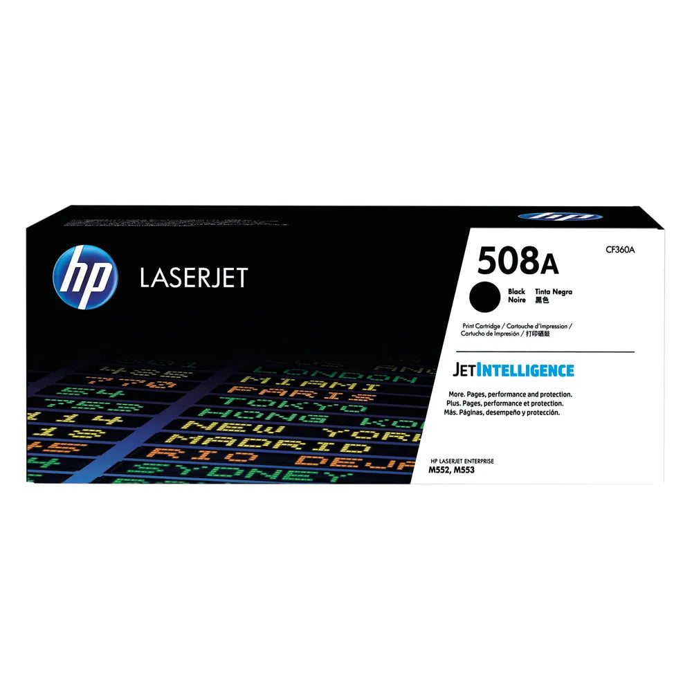 HP Toner Original Black 508A/CF360A M553