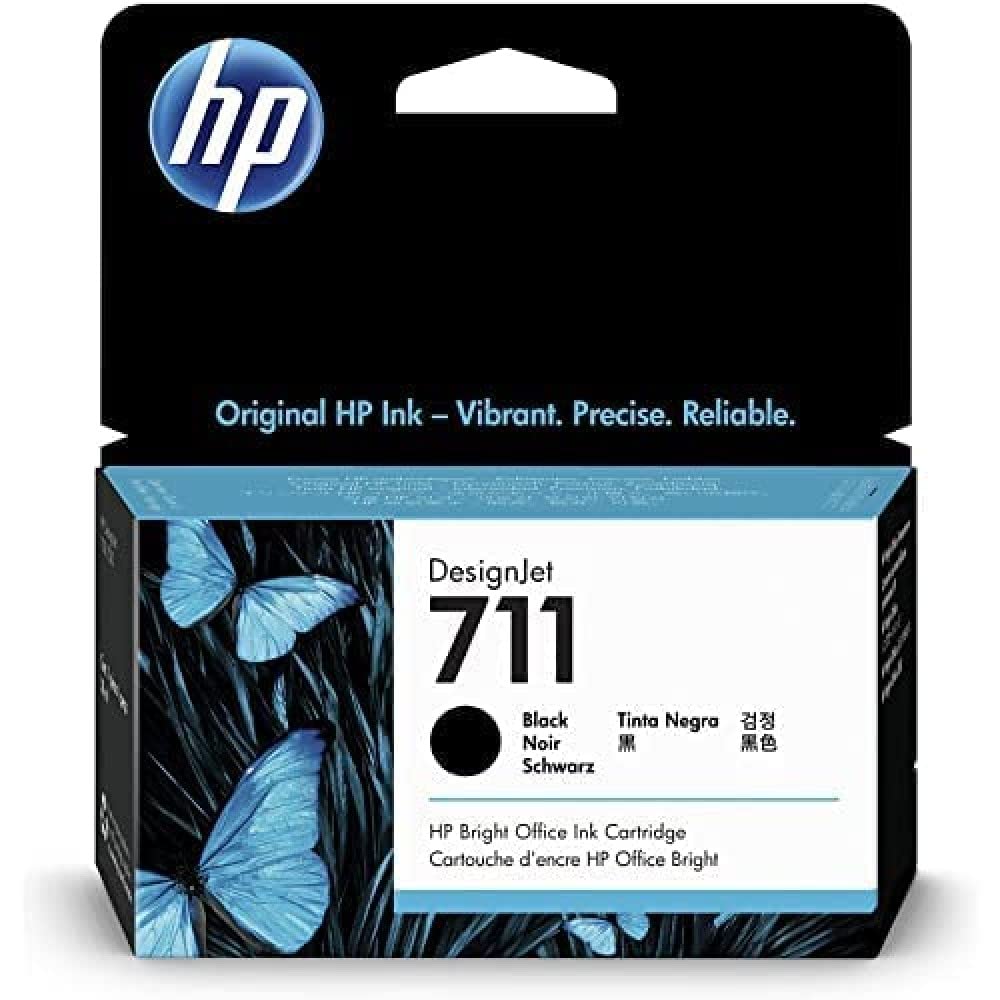 حبر HP الأصلي باللون الأسود 711/CZ129A T520 سعة 38 مل