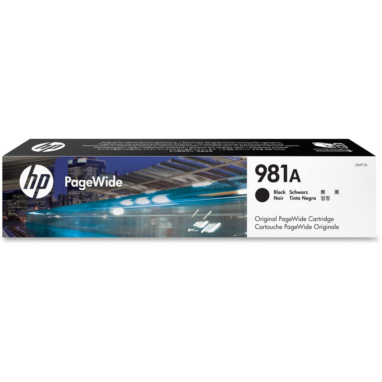 حبر HP الأصلي باللون الأسود 981A/J3M71A لطابعات PAGEWIDE ENTERPRISE 556/5