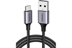 UGREEN Type C Cable 0.5M USB C Cable Nylon Braided Fast Charging USB Cord Charger Wire for Samsung Galaxy S24, Note 20, M52, A13, A23, A53, MacBook Pro, Nintendo Switch, Huawei, GoPro Hero 7,PS5, etc